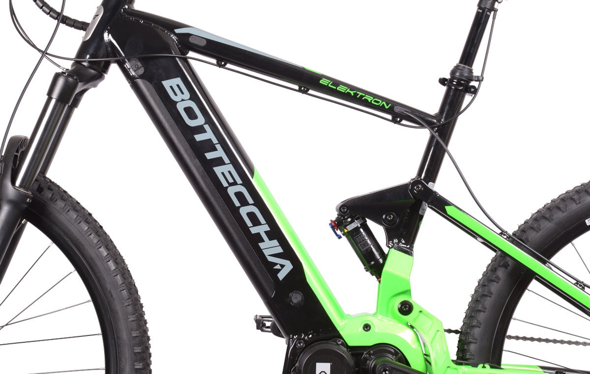 ROWER ELEKTRYCZNY MTB BOTTECCHIA EVO ELEKTRON 29-27,5 CZARNO-ZIELONY M48 19