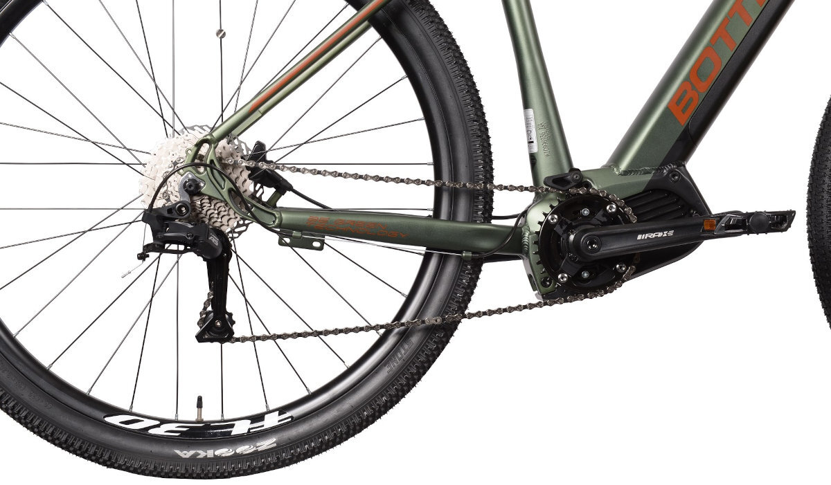 ROWER ELEKTRYCZNY MTB BOTTECCHIA EVO START 29 9S ZIELONY M48 19 przerzutki