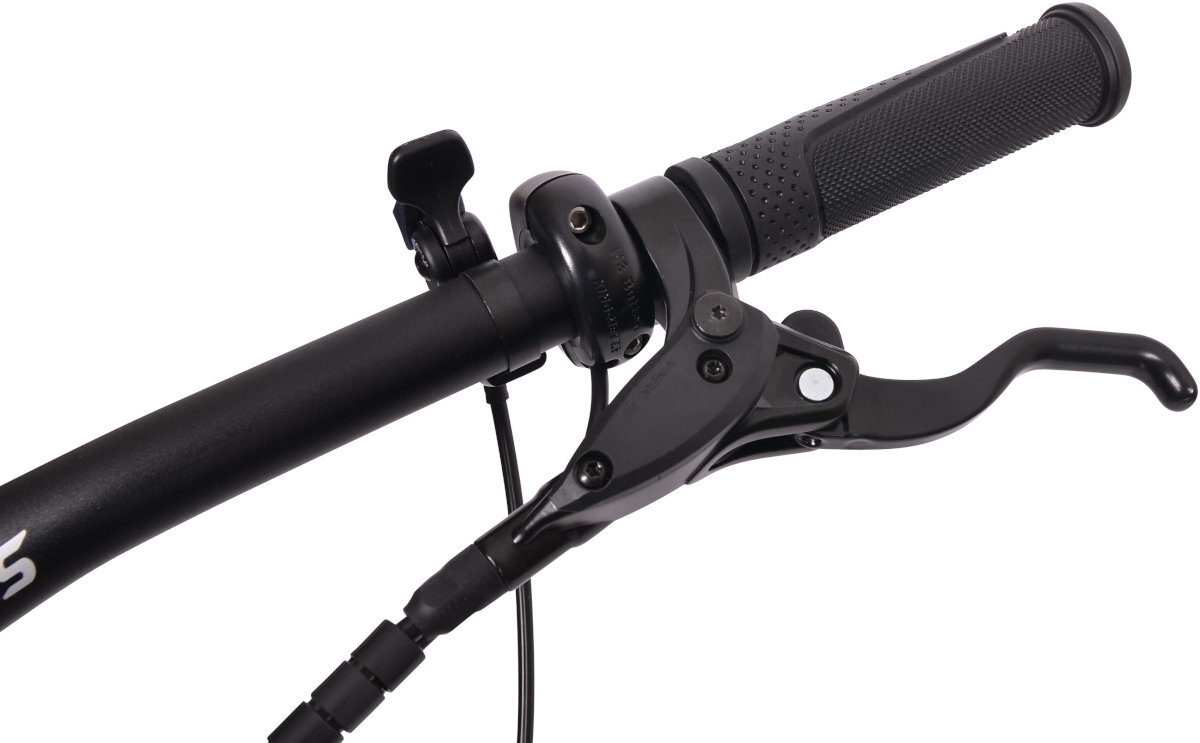 Rower elektryczny BOTTECCHIA Evo Start M19 29 cali męski Czarno-czerwony kierownica