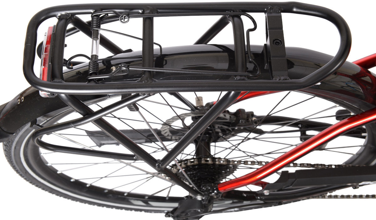 ROWER ELEKTRYCZNY MTB BOTTECCHIA EVO LADY 29 9S ZIELONY M52 20,5 bagaznik