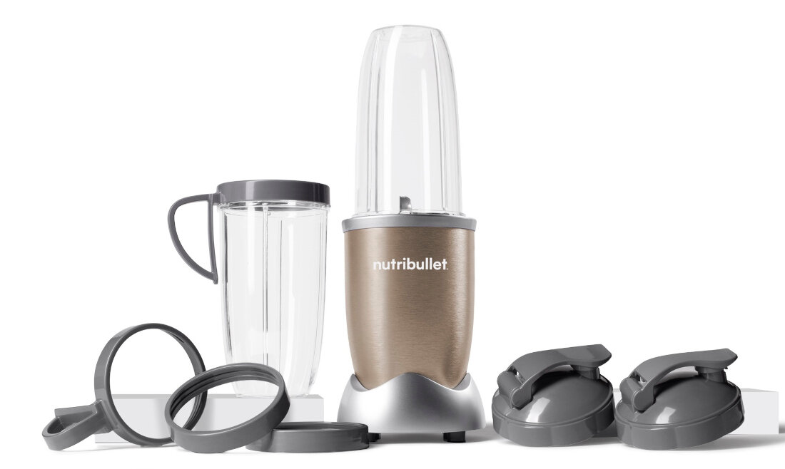 Blender kielichowy NUTRIBULLET NB910CP zestaw akcesoria komplet wyposazenie