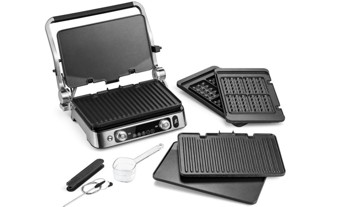 Grill elektryczny DELONGHI CGH1130DP zestaw akcesoria komplet wyposazenie