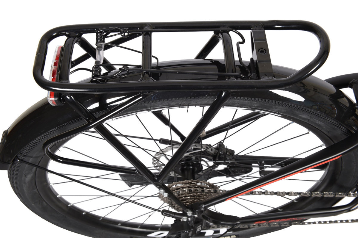 ROWER ELEKTRYCZNY MTB BOTTECCHIA START URBAN 29 9S ZIELONY M52 20,5 bagaznik