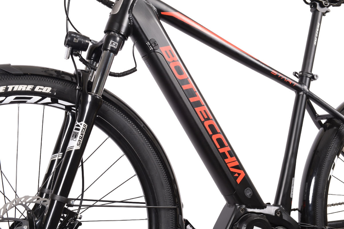 ROWER ELEKTRYCZNY MTB BOTTECCHIA START URBAN 29 9S ZIELONY M52 20,5 wytrzymala i lekka rama