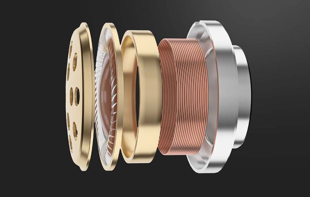 Słuchawki dokanałowe QCY HT03 TWS dźwięk kodek przetworniki