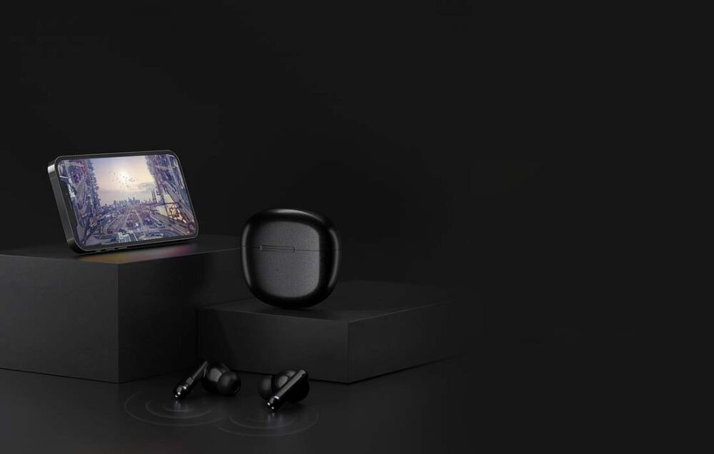 Słuchawki dokanałowe QCY HT03 TWS e-sport niski poziiom opóźnien wbudowany chip