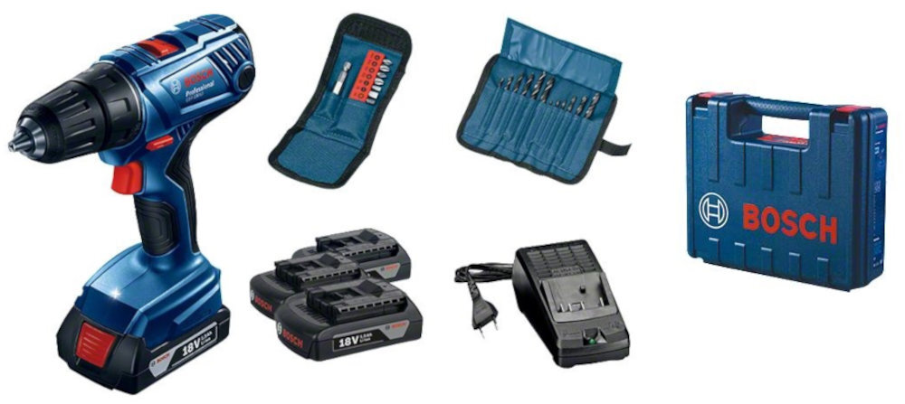 Wiertarko-wkrętarka BOSCH GSR 180-LI 06019F810A wyposażenie