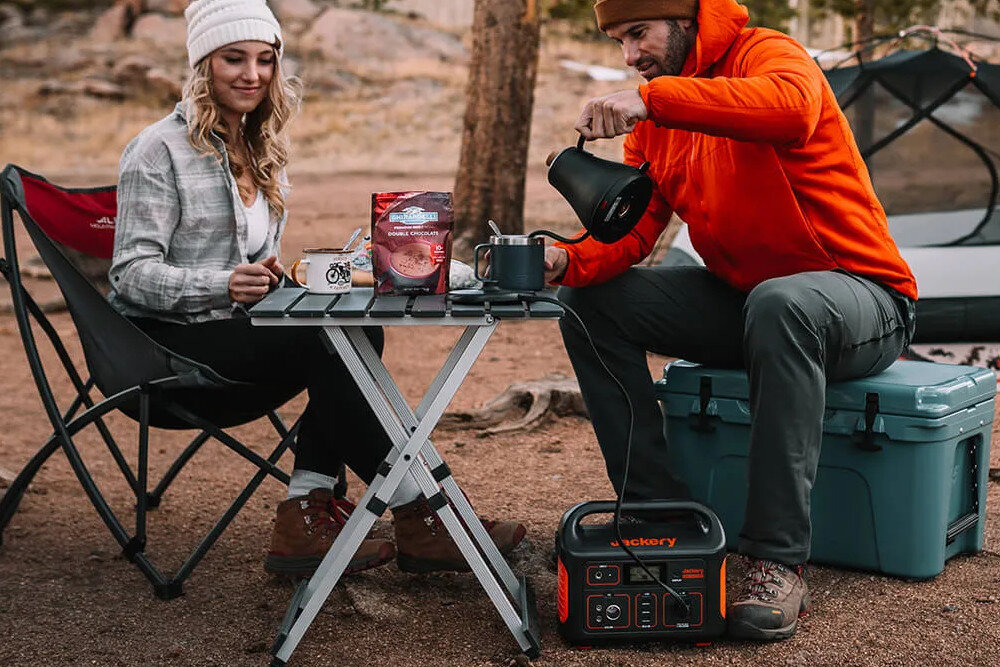 Stacja zasilania JACKERY Explorer 500EU wyswietlacz latarka