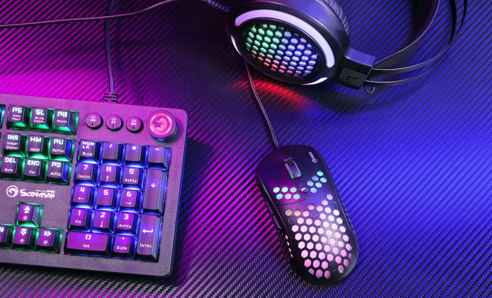 Zestaw MARVO MH01BK przyciski mysz