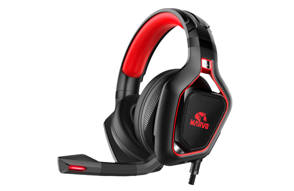 Słuchawki MARVO HG8960 Pro regulacja kabel sterowanie