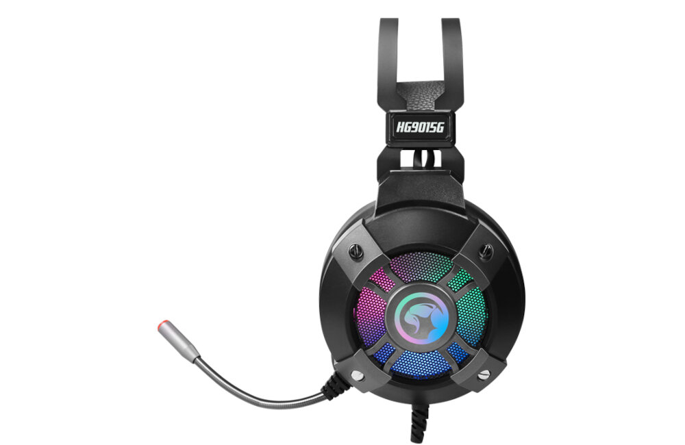 Słuchawki MARVO HG9015G podświetlenie RGB dynamika