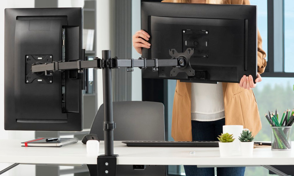Uchwyt do monitora HAMA Standard 118491 13-32 cali Przenośny, uchylny, obrotowy uchwyt