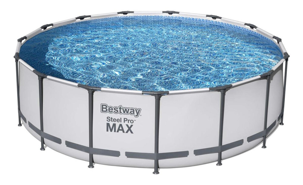 Basen BESTWAY 56438 457 x 122 cm wlasna oaza relaksu okragly ksztalt swobodna zabawa i relaks