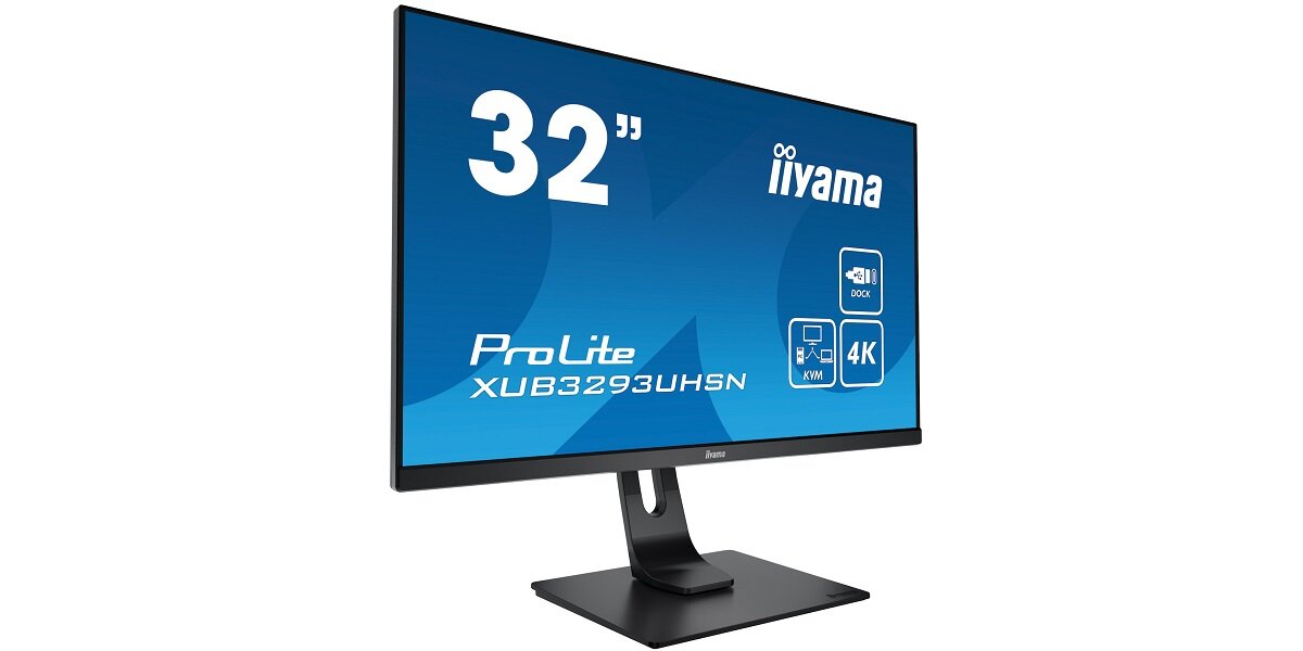 Monitor IIYAMA ProLite XUB3293UHSN-B1 Wysoki kontrast, najlepsze odwzorowanie barw i większe kąty widzenia Wyjątkowa wyrazistość obrazu, którą musisz zobaczyć, aby uwierzyć