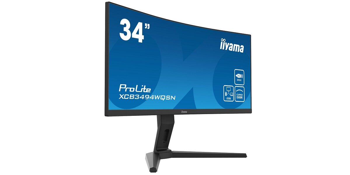 Monitor IIYAMA ProLite XCB3494WQSN-B1 gwarantuje doskonałą jakość obrazu oraz komfortowe i realistyczne wrażenia wizualne