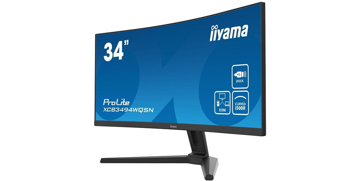 Monitor IIYAMA ProLite XCB3494WQSN-B1 Ekran Curved 34 cale