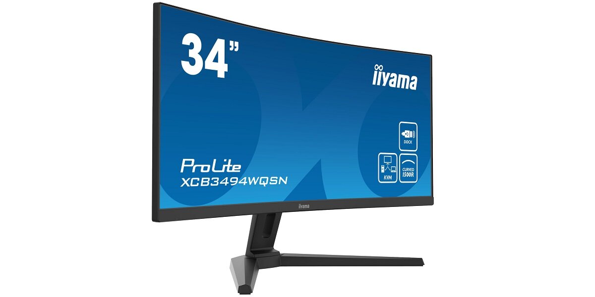 Monitor IIYAMA ProLite XCB3494WQSN-B1 Przełącznik KVM