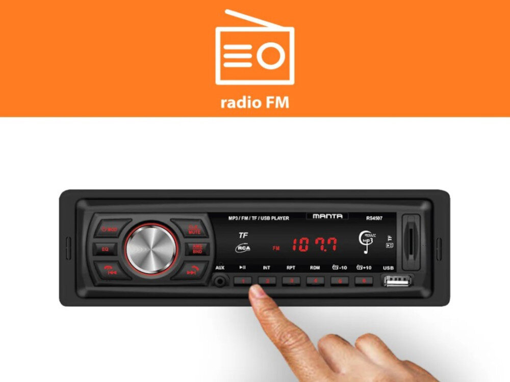Radio samochodowe MANTA RS4507BT - 40 W RMS
