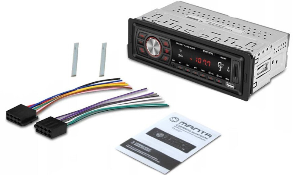 Radio samochodowe MANTA RS4507BT - zestaw