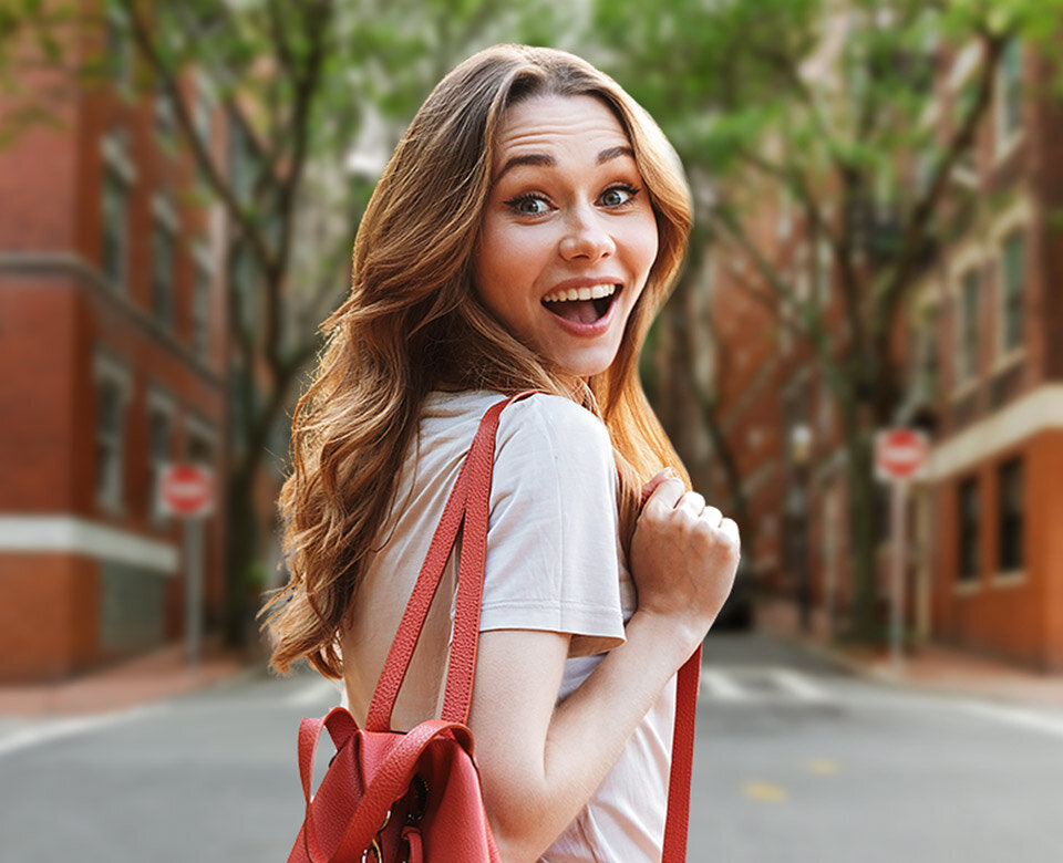 Ustawienie rozmycia tła pozwoliło uzyskać zdjęcie portretowe o wysokiej jakości Ustawienie rozmycia tła pozwoliło uzyskać zdjęcie portretowe o wysokiej jakości