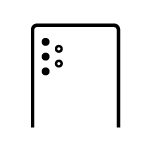 Ikonka aparatu o rozdzielczości 50 MP z funkcjami Live Focus i makro Ikonka aparatu o rozdzielczości 50 MP z funkcjami Live Focus i makro