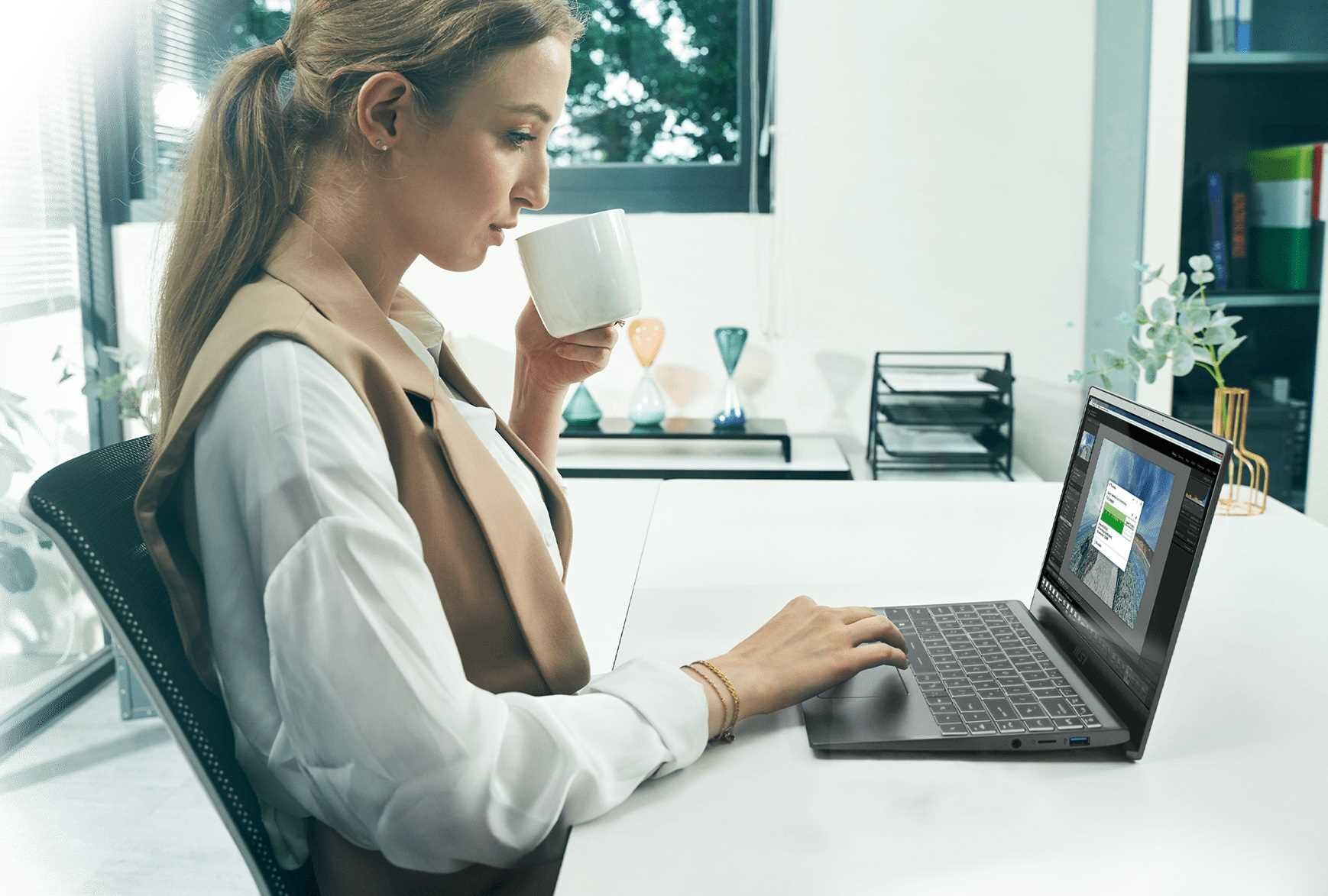 Laptop MSI Prestige A12SC - Estetyka