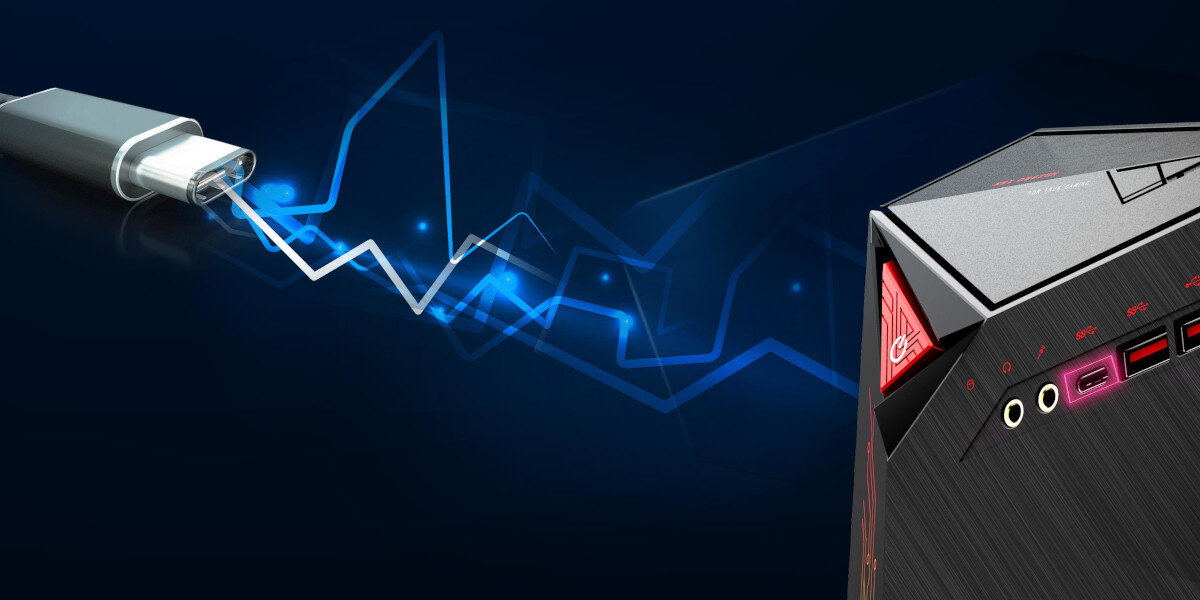 Komputer MSI MAG Infinite 11TG-1473PL zlacze USB-C