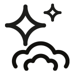 Funkcja czyszczenia parowego przedstawiona na ikonce. Funkcja czyszczenia parowego przedstawiona na ikonce.