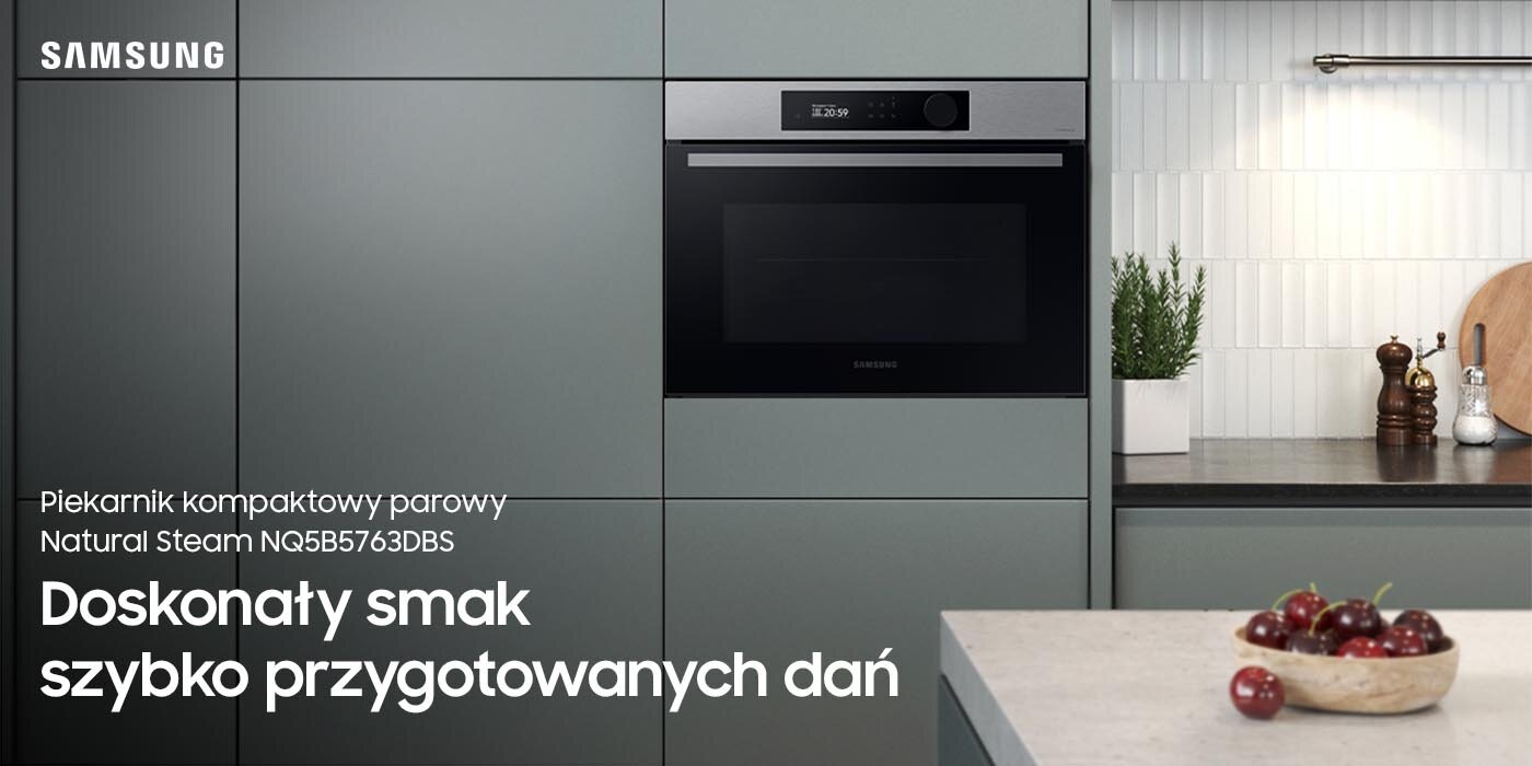 Piekarnik kompaktowy z opcją parową NQ5B5763DBS dostępny w ofercie Media Expert Piekarnik kompaktowy z opcją parową NQ5B5763DBS dostępny w ofercie Media Expert
