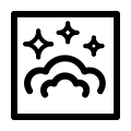 Graficzny symbol funkcji czyszczenia parą wodną Graficzny symbol funkcji czyszczenia parą wodną