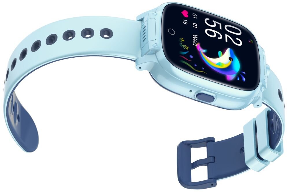 Smartwatch GARETT Kids Twin 4G ekran bateria czujniki zdrowie sport pasek ładowanie pojemność rozdzielczość łączność sterowanie krew puls rozmowy smartfon aplikacja