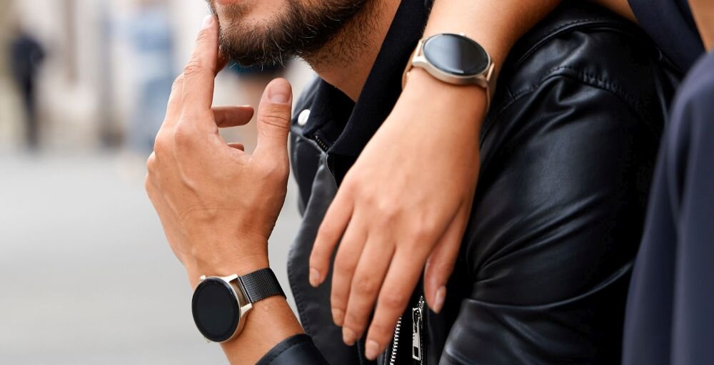 Smartwach GARETT Classy ekran bateria czujniki zdrowie sport pasek ładowanie pojemność rozdzielczość łączność sterowanie krew puls rozmowy smartfon aplikacja