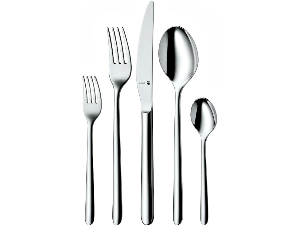 Zestaw sztuccow WMF Flame Plus 1261916342 (30 elementow Kolekcja Fame) eleganckie ponadczasowe smukle cechy polerowane wykonczenia wygodne przyjemne w dotyku