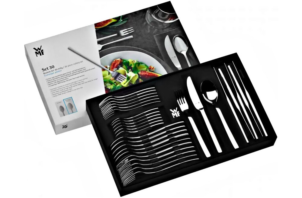 Zestaw sztuccow WMF Flame Plus 1261916342 (30 elementow) zestaw akcesoria komplet wyposazenie