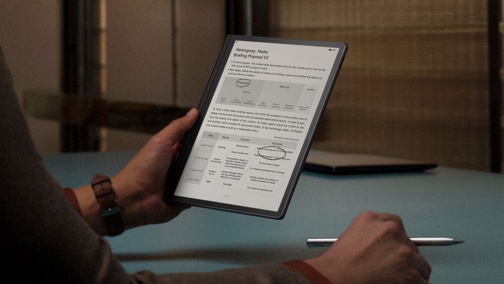 Czytnik E-Booków HUAWEI MatePad Paper ekran bateria aparat procesor ram pamięć pojemność rozdzielczość zdjęcia filmy opis dane cechy blokady system łączność wifi bluetooth obudowa szkło odporność porty muzyka transfer sieć przekątna matryca waga czujniki