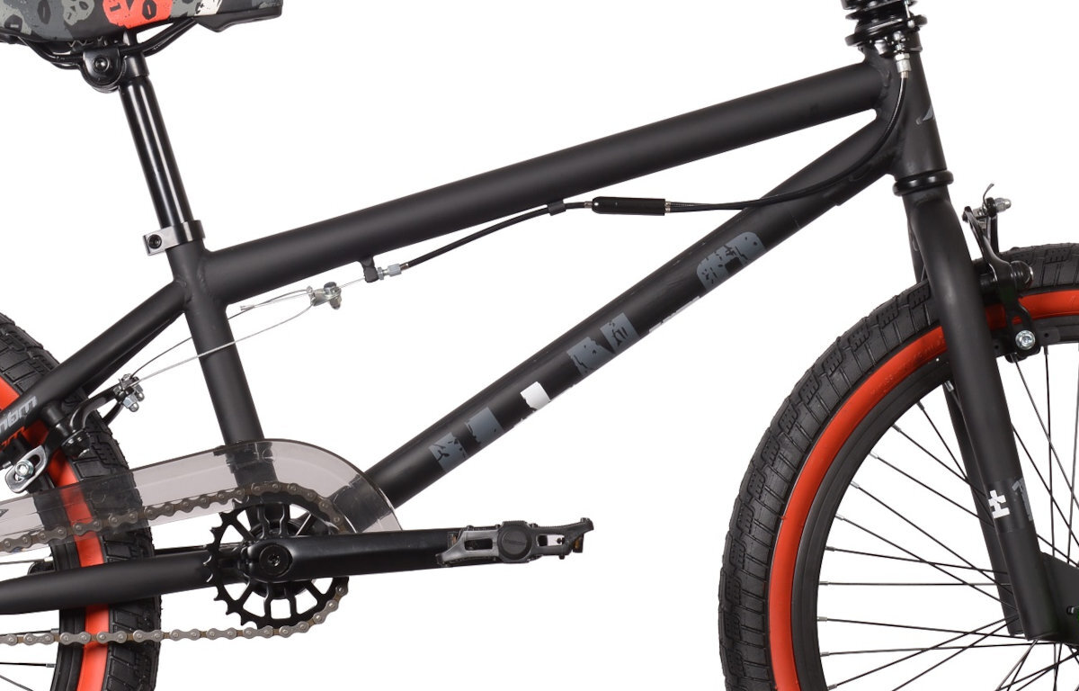 ROWER MBM BMX 898 U+N-O 20 CZARNY MAT U25 10 wytrzymala rama