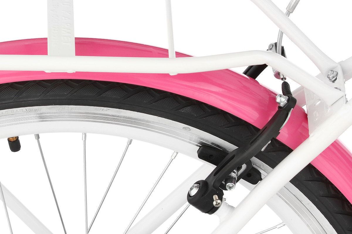 Rower młodzieżowy INDIANA Moena 24 cale dla dziewczynki bialy