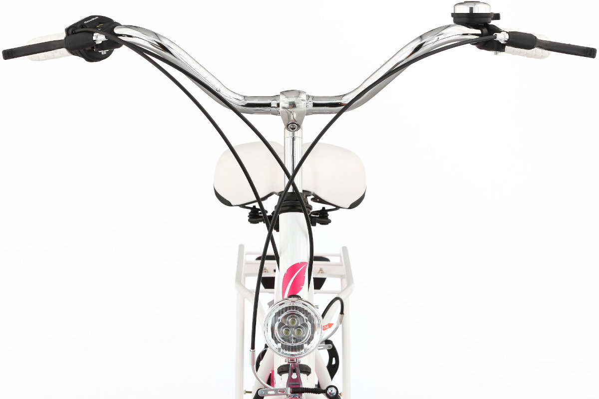 Rower młodzieżowy INDIANA Moena 24 cale dla dziewczynki bialy