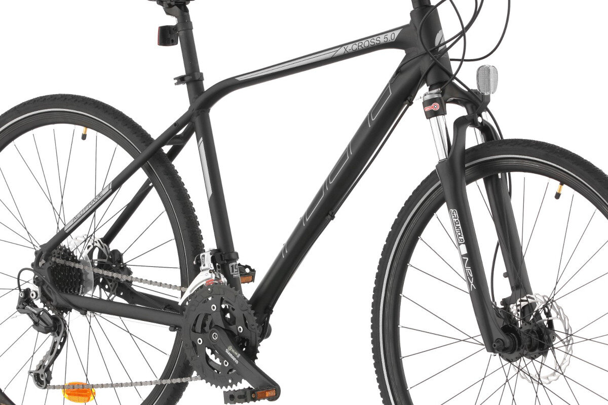 Rower crossowy INDIANA X-Cross 5.0 M19 meski Czarny gwarancja