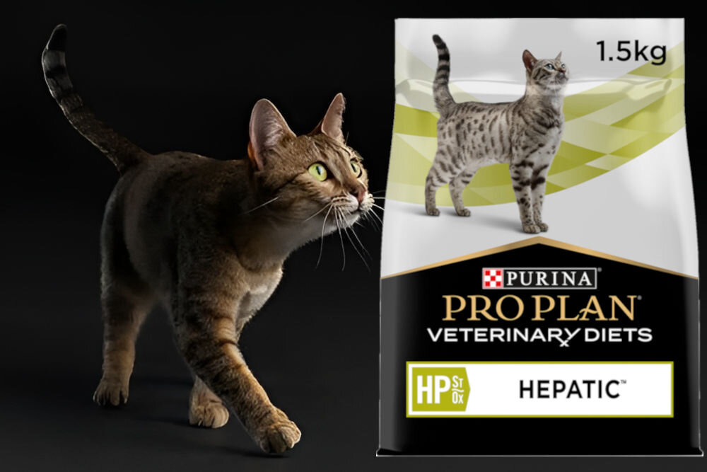 Karma dla kota PURINA Pro Plan Veterinary Diets Feline Hp Hepatic 1,5 kg sklad zywienie
