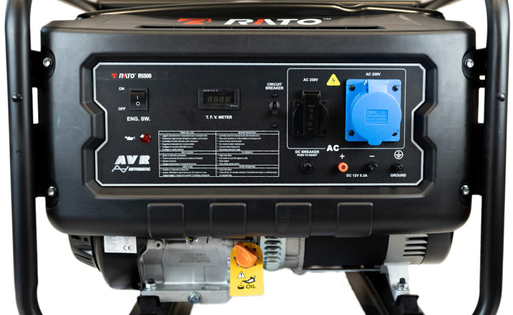 RATO wyświetlacz panel sterowania kontrola napięcie godziny