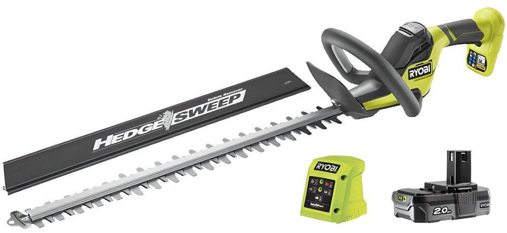 Nożyce do żywopłotu RYOBI RY18HT50A-120 500mm 18V akumulatorowe zestaw