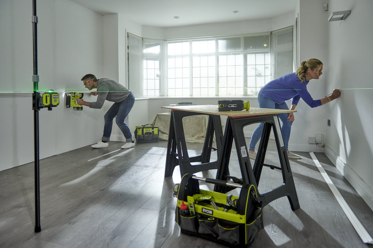 Laser liniowy RYOBI RB360GLL na remont i budowe