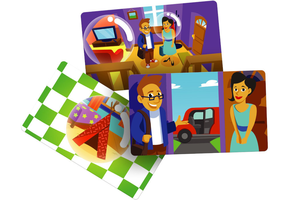 Gra karciana REBEL Detektyw Bombel 2004571 najmłodsi zabawa przygody tropiciele szkoła