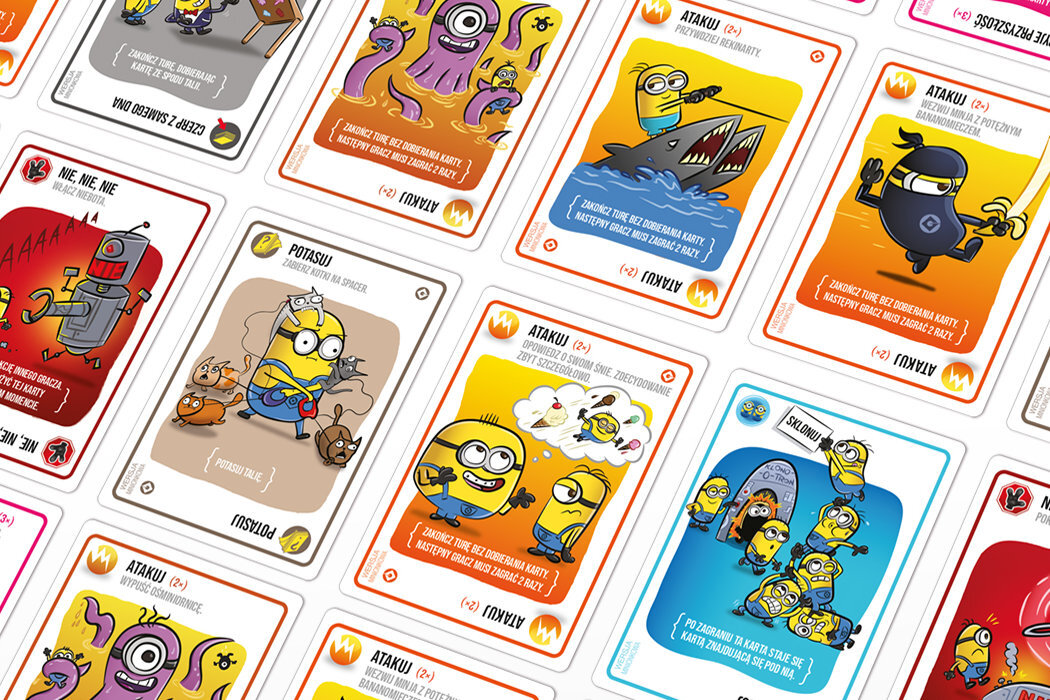 Gra karciana REBEL Eksplodujące Minionki Wygra najlepszy