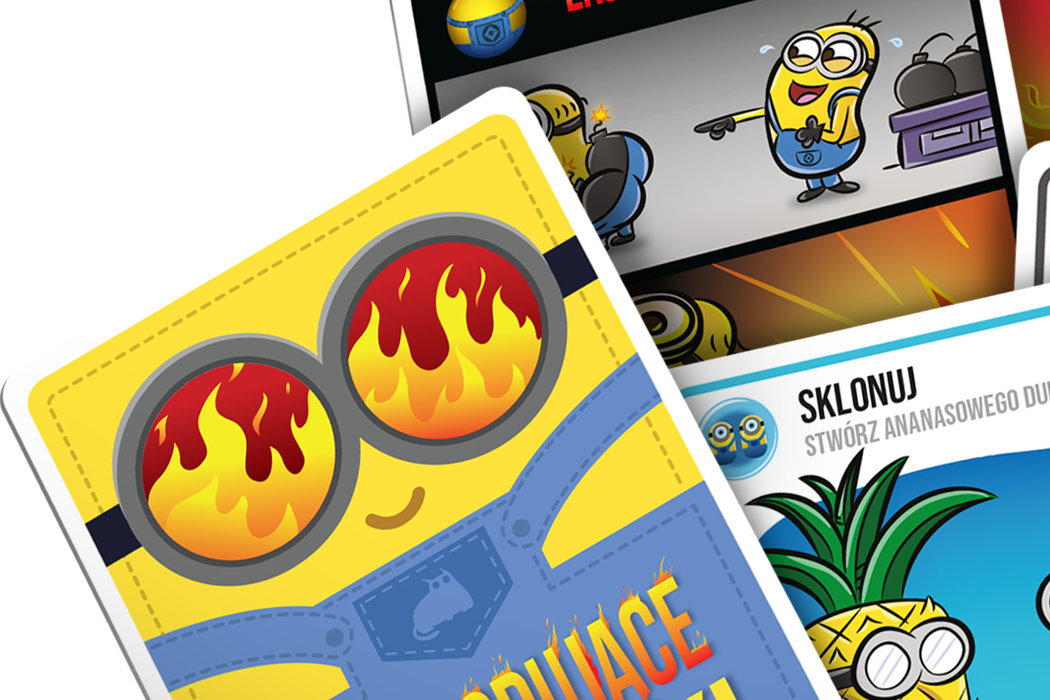 Gra karciana REBEL Eksplodujące Minionki wybuchowa gra
