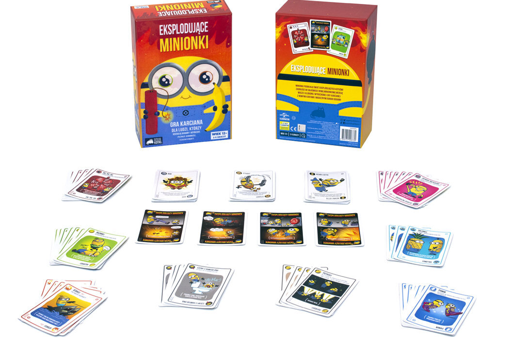 Gra karciana REBEL Eksplodujące Minionki wyposażenie