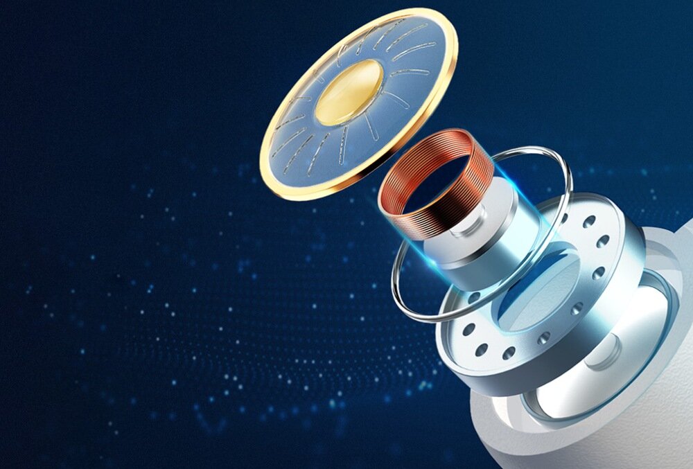 Słuchawki dokanałowe EARFUN Air dźwięki przetworniki bluetooth połaczenia akumulatory bezprzewodowe bluetooth wygoda użytkowanie