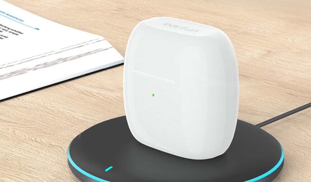 Słuchawki dokanałowe EARFUN Air dźwięki przetworniki bluetooth połaczenia akumulatory bezprzewodowe bluetooth wygoda użytkowanie