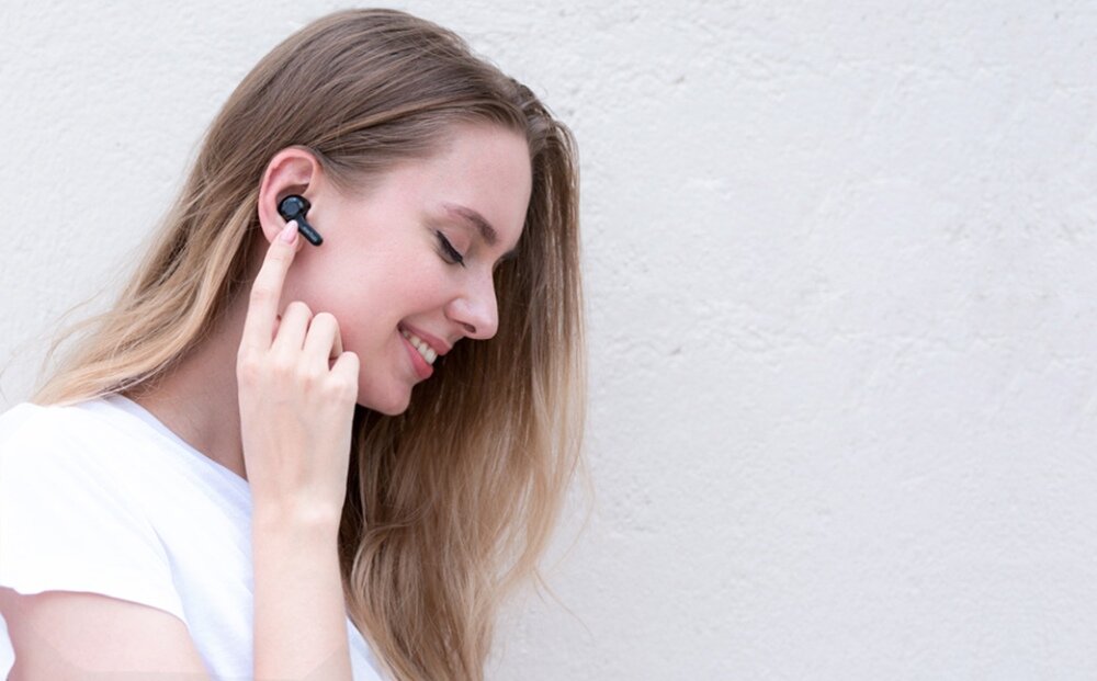 Słuchawki dokanałowe EARFUN Air dźwięki przetworniki bluetooth połaczenia akumulatory bezprzewodowe bluetooth wygoda użytkowanie